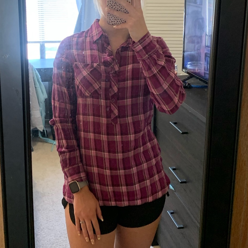 Purple Columbia Flannel
